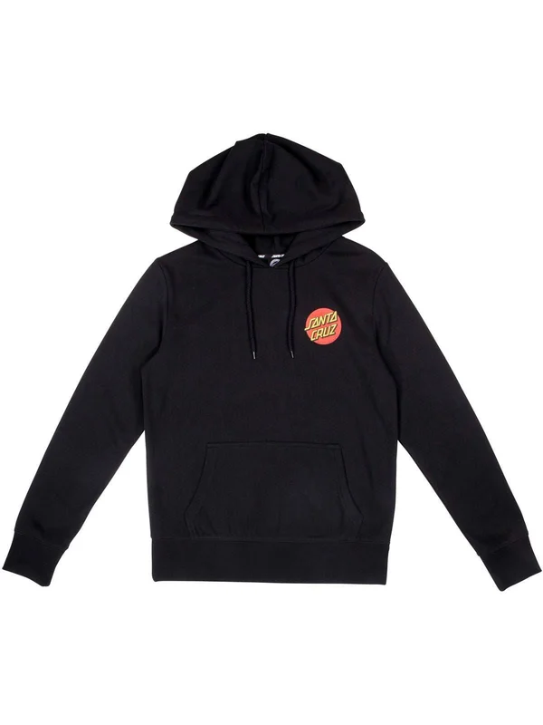 Santa Cruz Black Classic Dot Womens Hoody