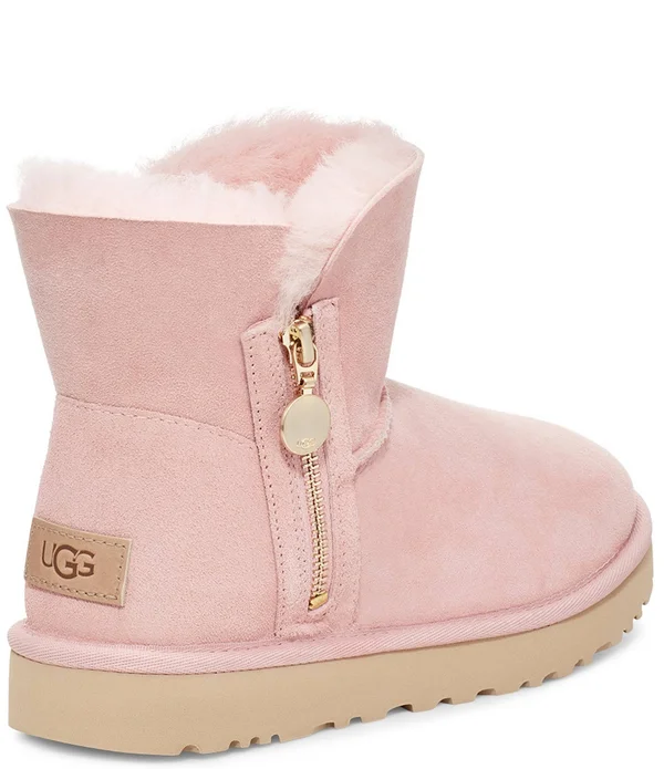 Ugg Women's Bailey Zip Mini Sheepskin 1112481 - 9, Grey