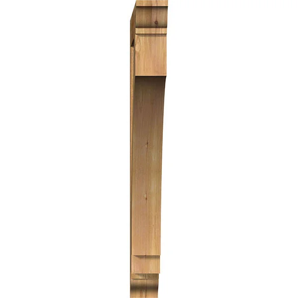 Ekena Millwork 4x22W x 32x22D x 40x22H Imperial Traditional Rough Sawn BRACKET, Western Red Cedar