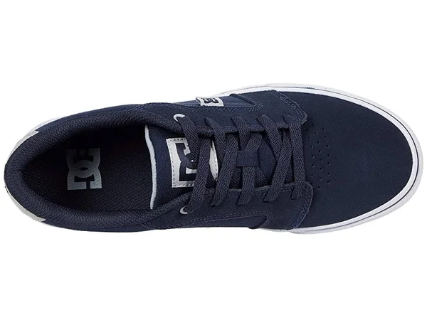 DC Anvil Men's Skate Shoes Navy/White : 11 D - Medium