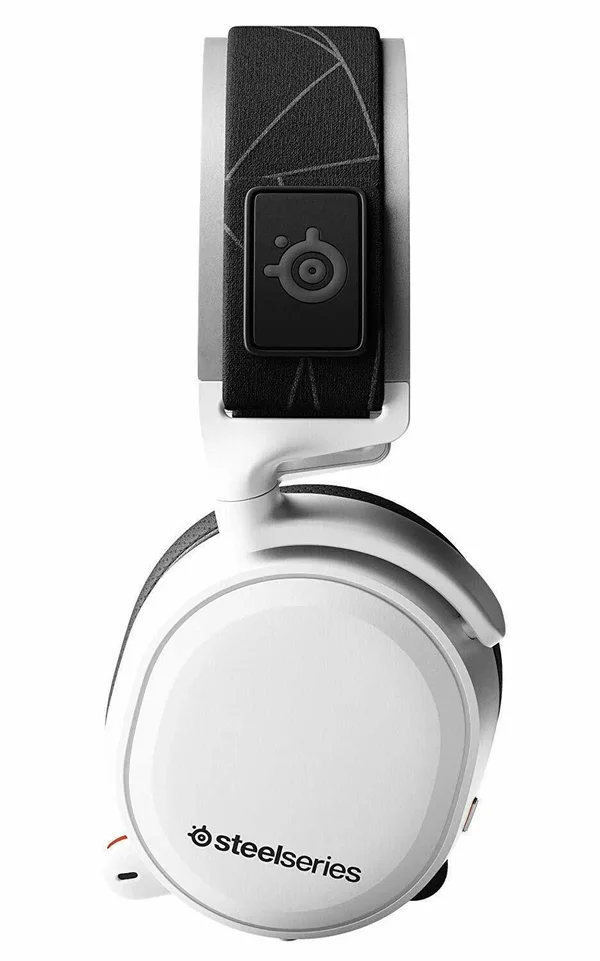 SteelSeries Arctis 7 - Wireless Gaming Headset - DTS Headphone:X V2.0 Surround for PC and PlayStation 4 - White [2019 Edition]