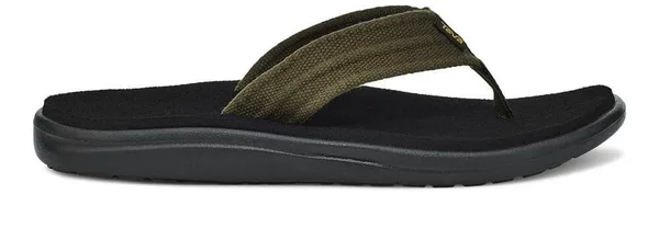Teva Men's Voya Canvas Flip - Dark Olive - 13