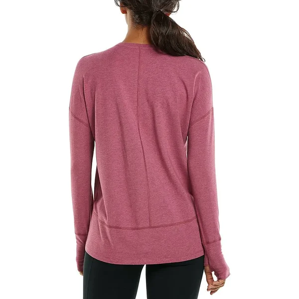 Coolibar Women's Lumaleo Relaxed T-Shirt, Shirts for Women, Purple, XX-Large