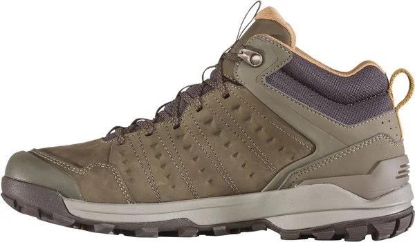 Oboz Men's Sypes Mid Leather B-DRY, Dark Shadow, 9
