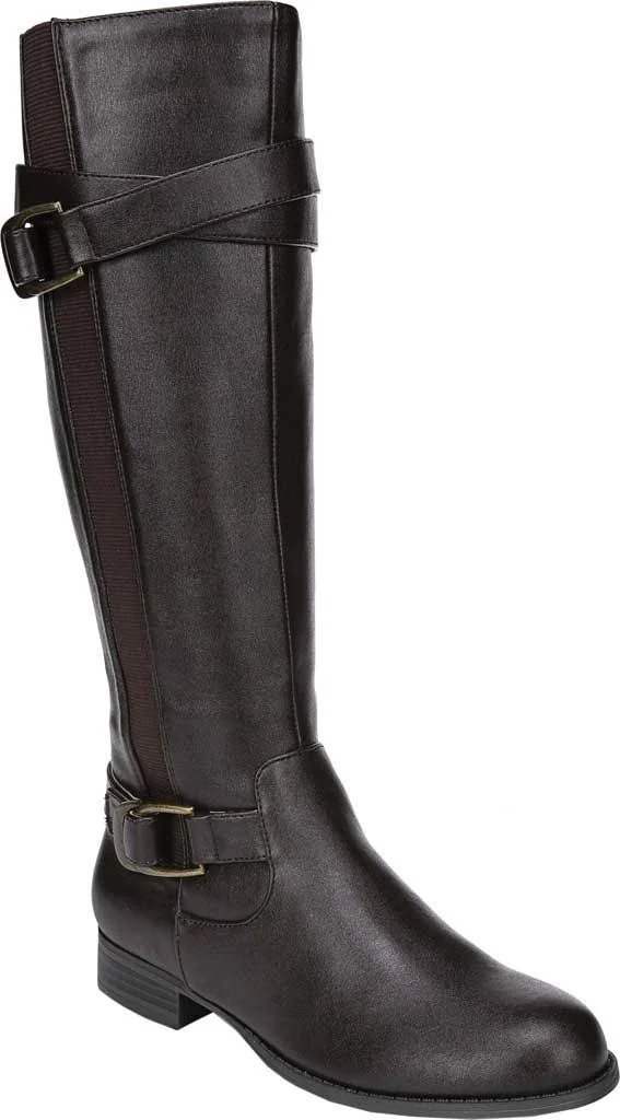 LifeStride Fantastic Women's Riding Boots, Size: 5, Brown
