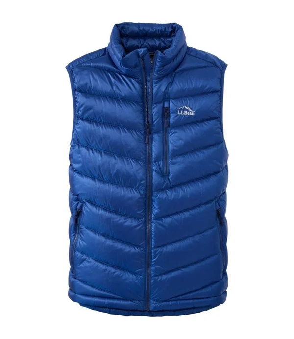 Men's Ultralight 850 Down Vest Blue Medium, L.L.Bean