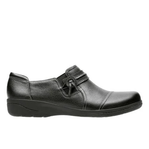 Clarks Cheyn Madi Black Tumbled (Size: 6.5 - Width: W)