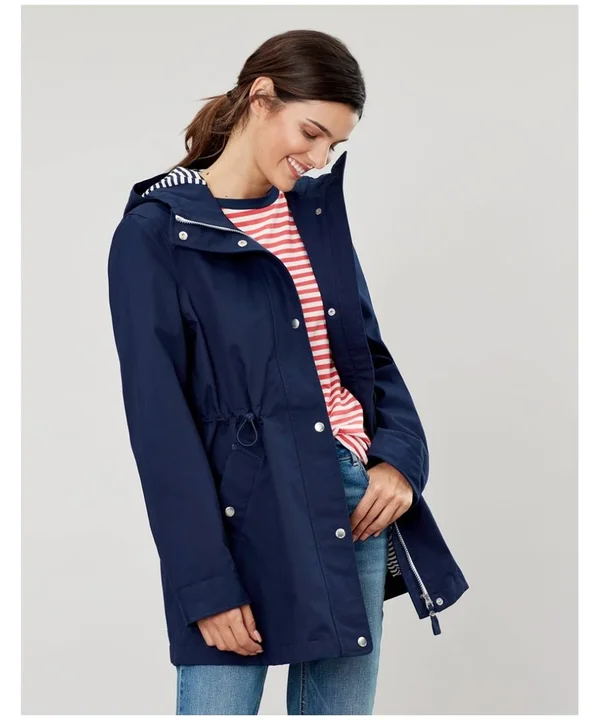 Joules Shoreside Womens Waterproof Jacket - Dark Blue