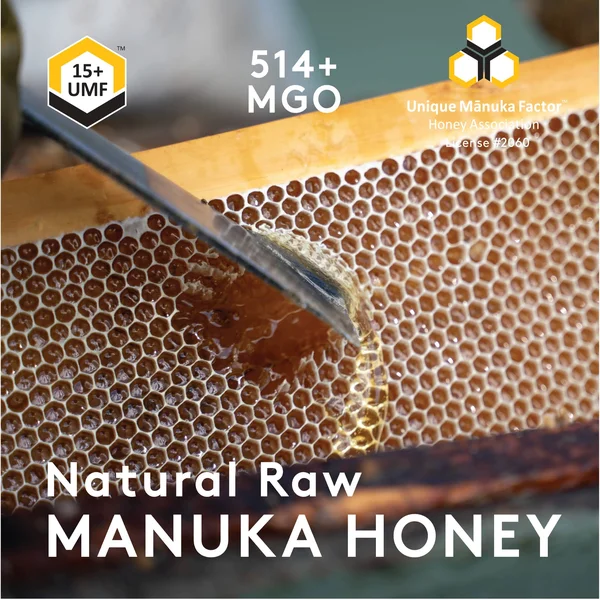 Buy Manuka Honey New Zealand UMF 15+, MGO 514+ 500g, 17.6oz