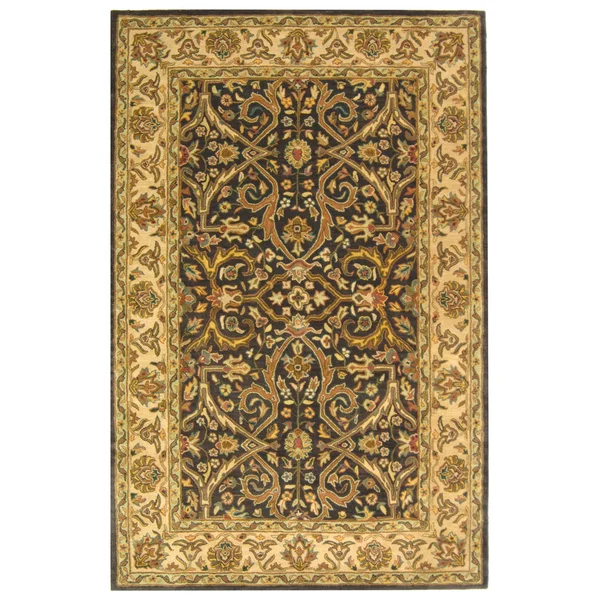 Safavieh Heritage HG644A Area Rug - Charcoal/Beige - Size: 5& x 8&