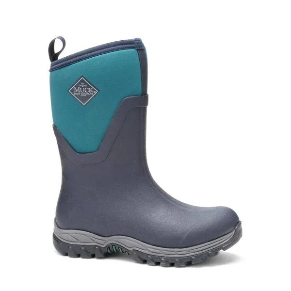 Women's Muck Boots Arctic Sport II Mid Calf Boot - Adult, Size: 11, Black/Moss