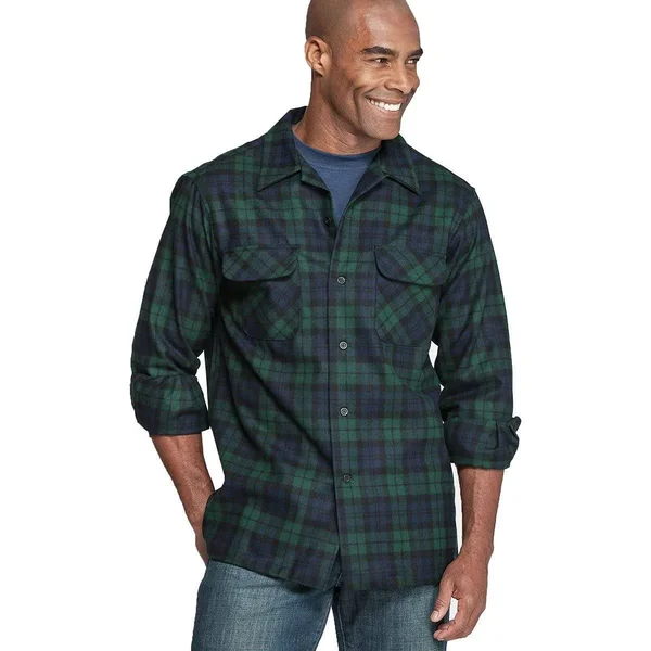 Pendleton Men's Board Shirt - Black Watch Tartan