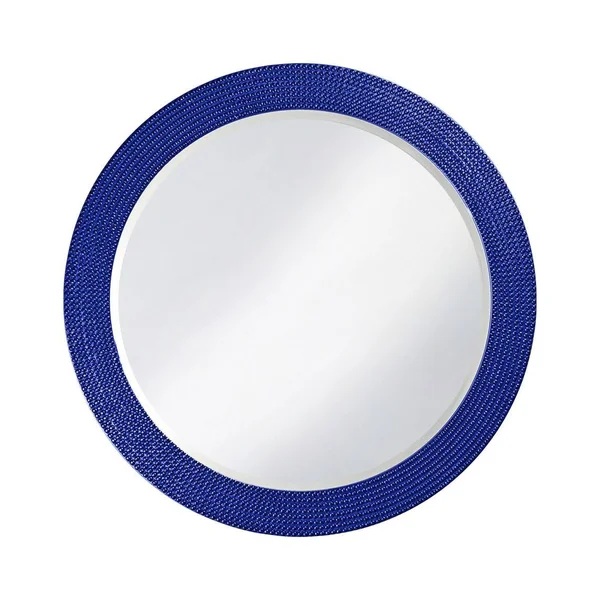 Howard Elliott Lancelot Round Mirror, Royal Blue