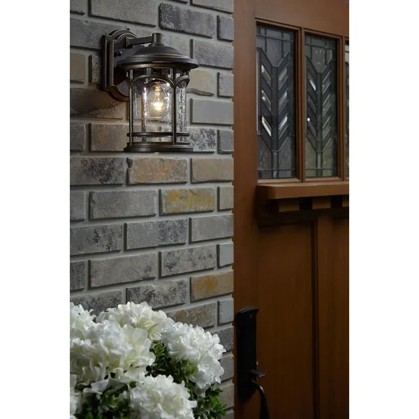 Quoizel - MBH8409K - Three Light Outdoor Wall Lantern - Marblehead - Mystic Black