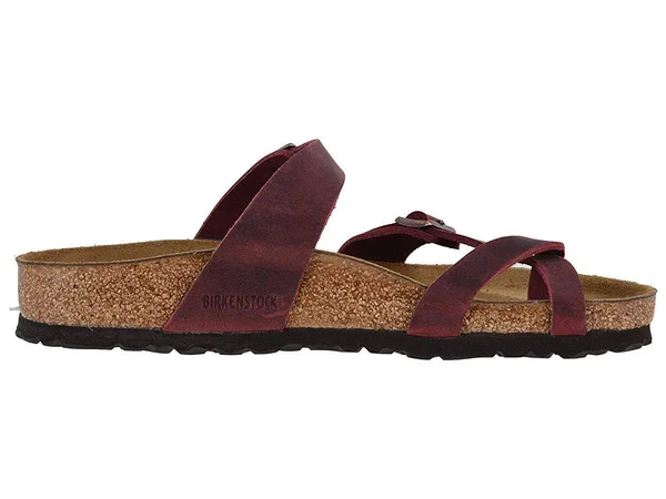 Birkenstock Women's Mayari Sandal - 40 - Zinfandel Oiled Leather