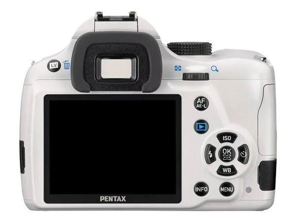 Pentax K-50 16.3 MP Digital SLR Camera - 1080p - White - DA 18-55mm WR and 50-200mm WR Lenses