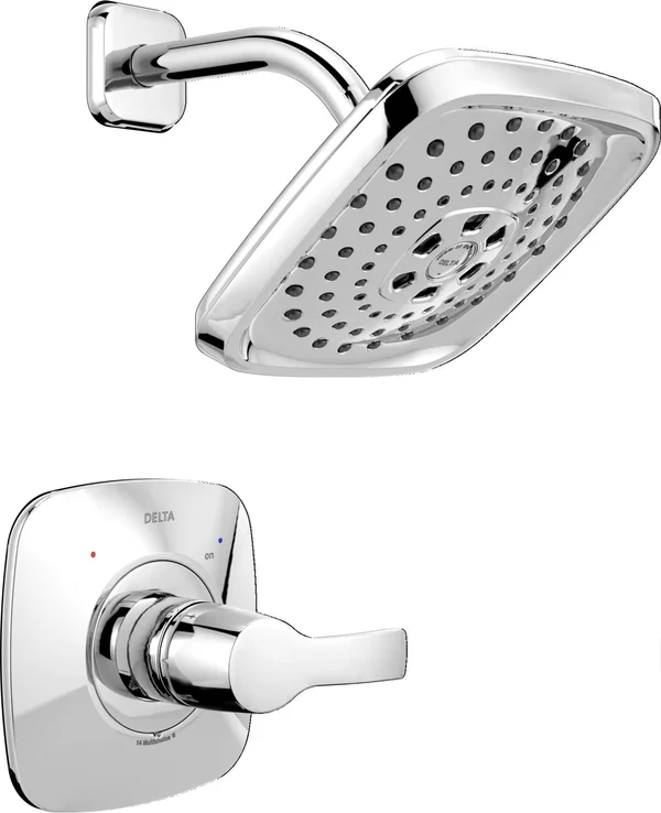 Delta T14252 Tesla Monitor 14 Series H2Okinetic Shower TRIM, Chrome