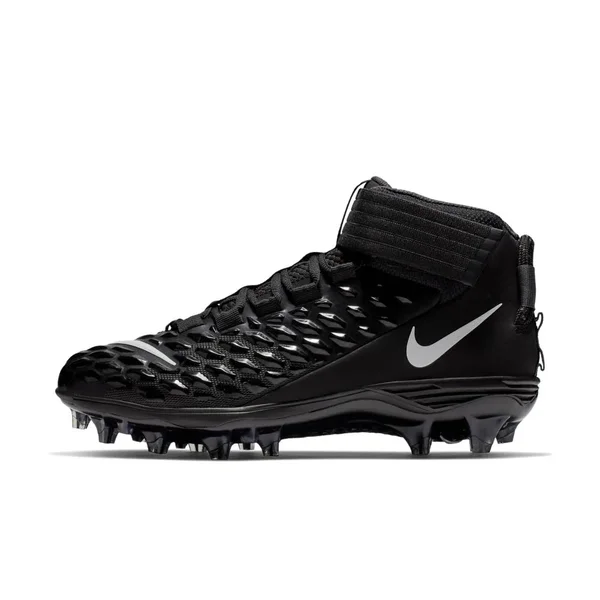 Nike Men's Force Savage Pro 2 Mid Football Cleats - Black