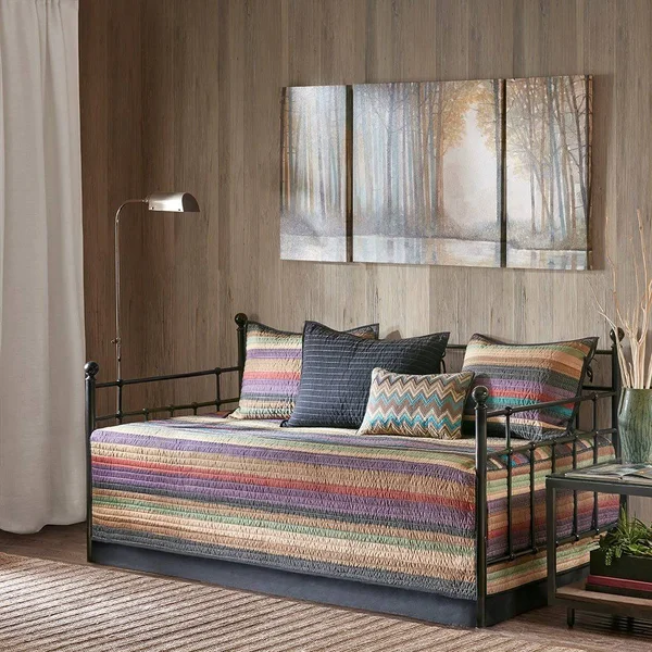 Madison Park Yosemite 6-Piece Quilted Coverlet Set - Full/Queen