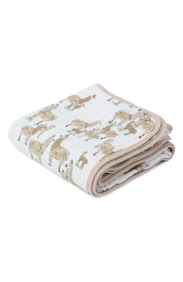 Little Unicorn Cotton Muslin Quilt - Llama Llama