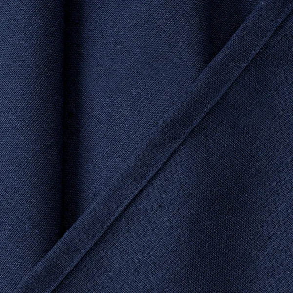 Lush Decor Burlap Knotted Tab Top Window Curtain Panels Navy Pair 45X95 Set