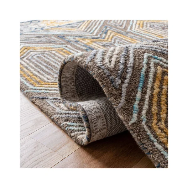Safavieh Trace Rug Collection TRC518F - Grey, Beige - 4& x 6&