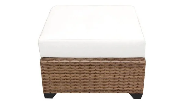 TK Classics Laguna Ottoman - Grey