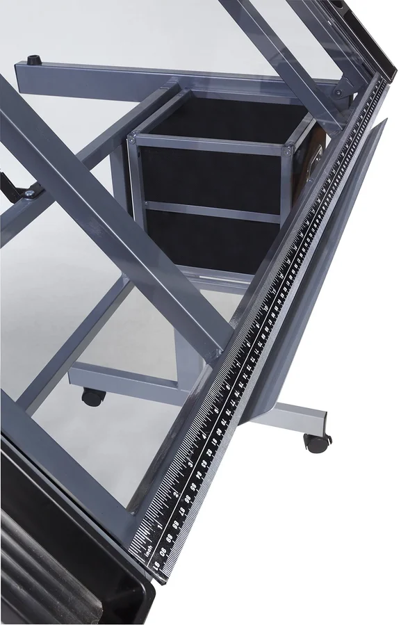 OneSpace 50-CS01 Craft Station, Silver/Blue Glass