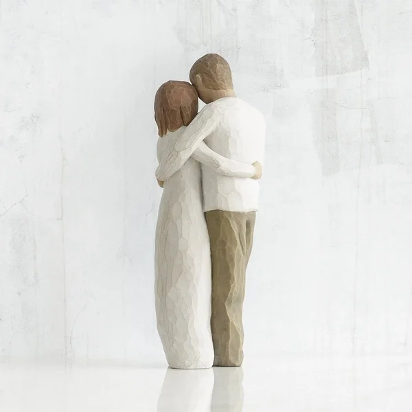 Willow Tree Hand-Painted Sculpted Figure - Our Gift Neutral Tones