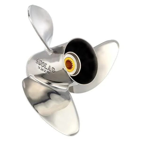 Solas 13-7/8 x 25 3 Blade RH HR Titan Stainless PROPELLER