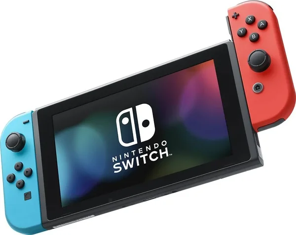 2019 New Nintendo Switch Red/Blue Joy-Con Improved Battery Life Console Bundle with Mario Kart 8 Deluxe NS Game Disc - 2019 Best