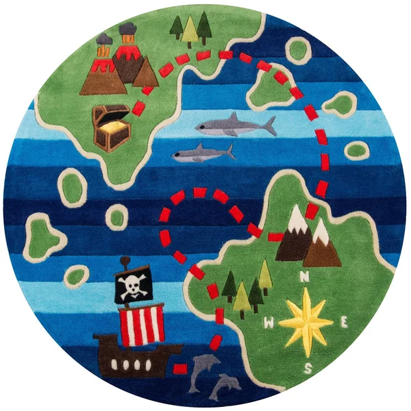 Momeni Lil Mo Whimsy Area Rug - Multi, 5& x 7&