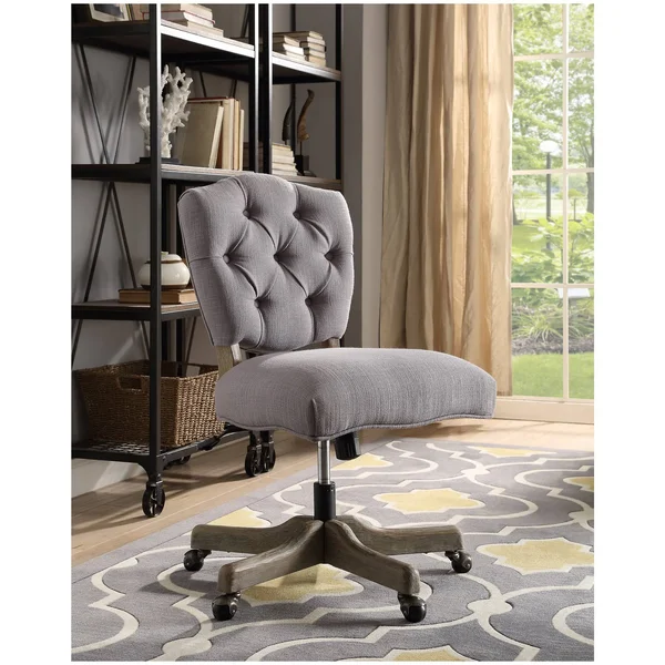Linon Kelsey Office Chair - Gray