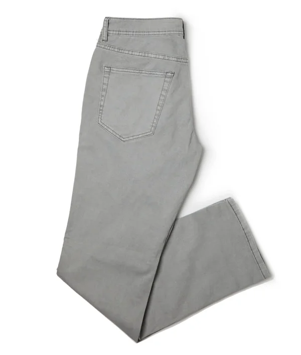 Liverpool Men's Pigment Dyed Stretch Relaxed Straight Pant - Sharkskin - 32x34