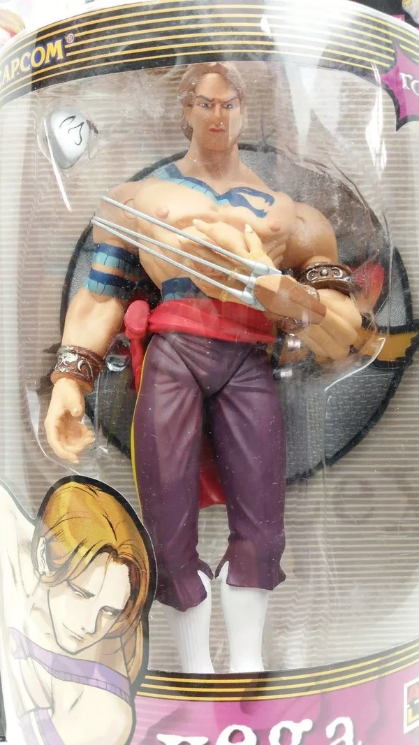 Street Fighter Ken Action Figure Round One Alpha 3 Capcom 1999 New Sealed