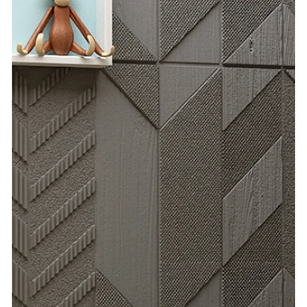 Premium Peel and Stick 3D Embossed Form Wall PANEL - 28x22x28x22/pc - LightGrey - 50pc