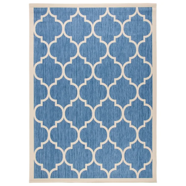 Safavieh Courtyard CY6914-266 5&3x22 x 7&7x22 Black - Beige Area Rug