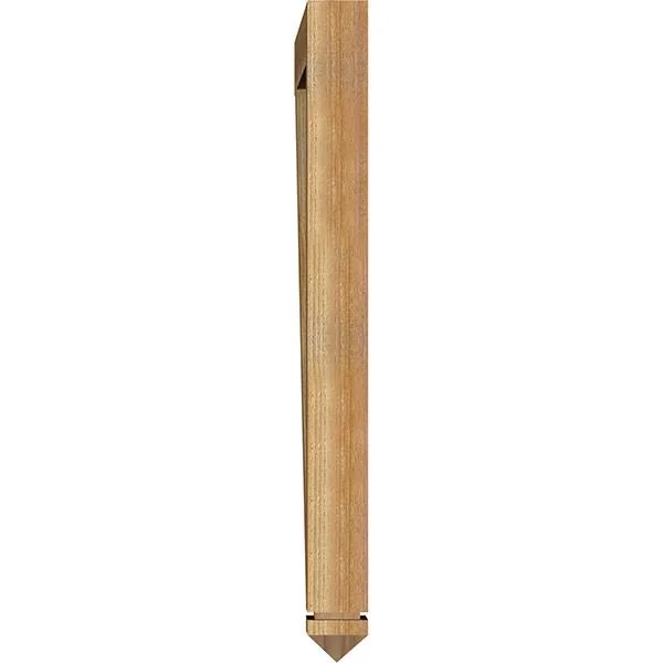 Ekena Millwork BKT04X38X44OLY03RWR 4x22W x 38x22D x 44x22H Olympic Arts & Crafts Rough Sawn BRACKET - Western Red Cedar