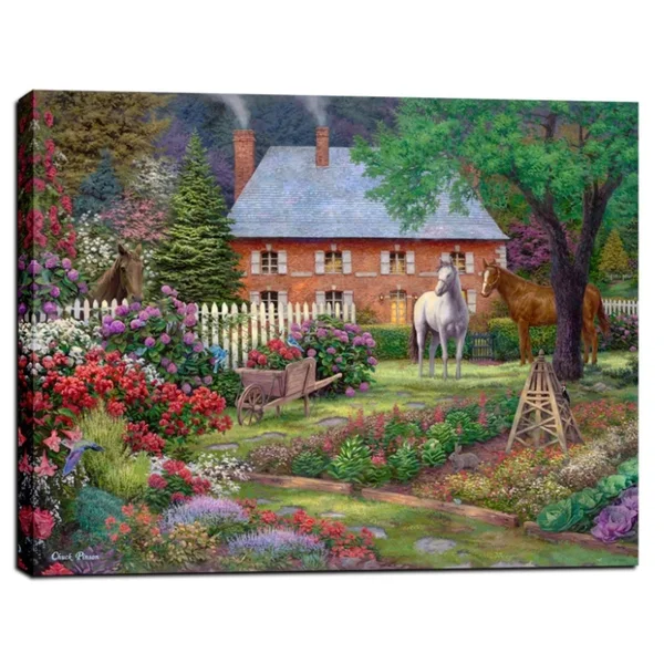 Cortesi Home &The Sweet Garden& by Chuck Pinson - Canvas Wall Art, 40x22 x 54x22