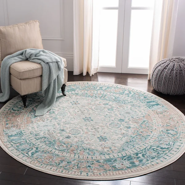 Safavieh Passion PAS405B 2&2x22 x 6&0x22 Runner Turquoise - Ivory Area Rug