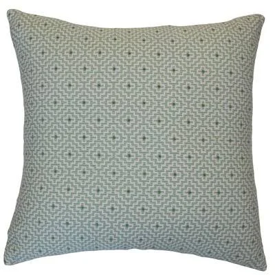 Kiska Geometric Throw Pillow Union Rustic Size: Height(22x22) x Width(22x22), Color: Jungle