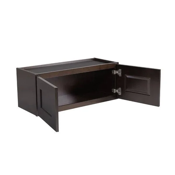 Design House 613927 Brookings 33 inch Fully Assembled Kitchen Corner Wall Cabinet, Espresso Shaker, Brown