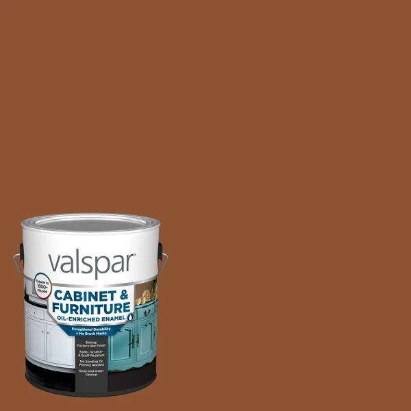Valspar Cabinet and Furniture Satin Jasper Stone Ci93 Enamel Interior Paint (1-Gallon) - CI93-740154