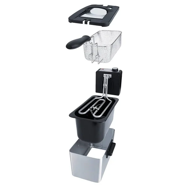 Steba DF 180 Single Stand-Alone 3L 2000W Stainless Steel
