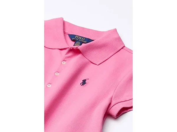 Polo Ralph Lauren Big Girls Polo Dress - Baja Pink
