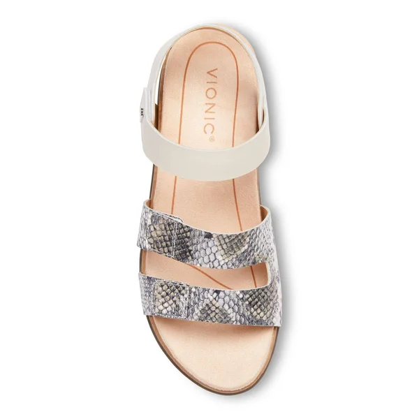 Vionic Colleen Women's Comfort Sandal Cream Boa - 12 Medium