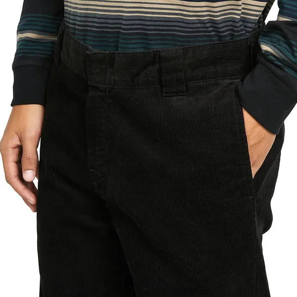 Carhartt WIP Master Pant Ford Corduroy - 15 Wales, 8 oz - Black Rinsed - 30/32 - Men