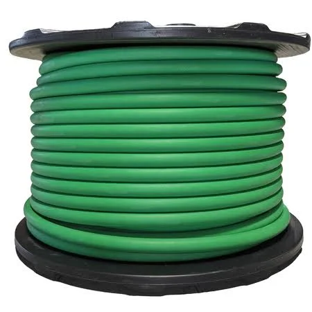Frontier Hzg02525-250 1/4x22 x 250& Green EPDM Rubber Air Hose, 250 psi