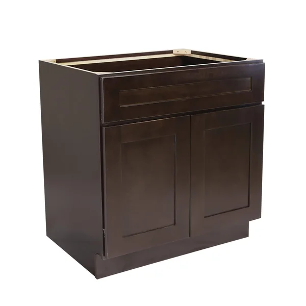Design House Brookings 24x22 Fully Assembled Kitchen Base Cabinet - Espresso Shaker