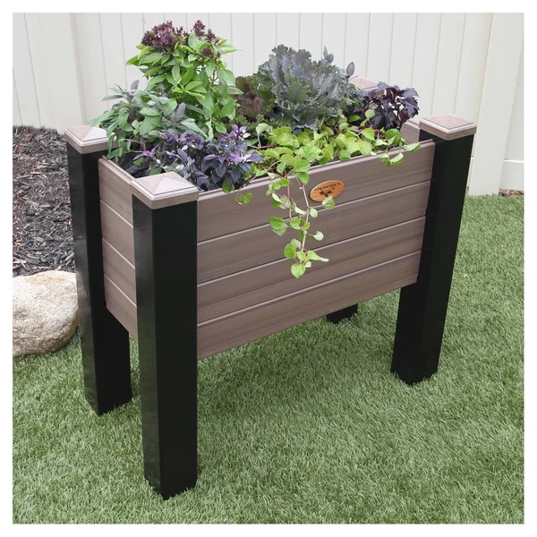 Gronomics Maintenance Raised Garden Bed - Black